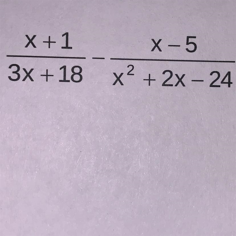 Rational function / Subtract Please draw steps and show answer-example-1