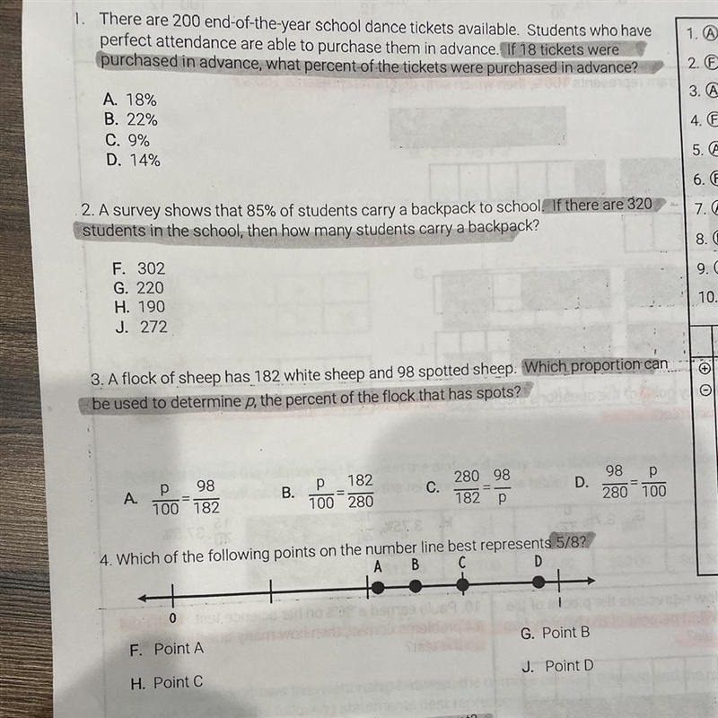 (Percents;mathematics;AAC) If you answer 1-4 1st you get BRAINLLEST-example-1