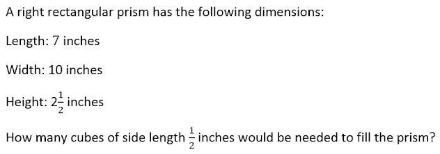 A right rectangular prism has the following dimensions: Length: 7 inches Width: 10 inches-example-1