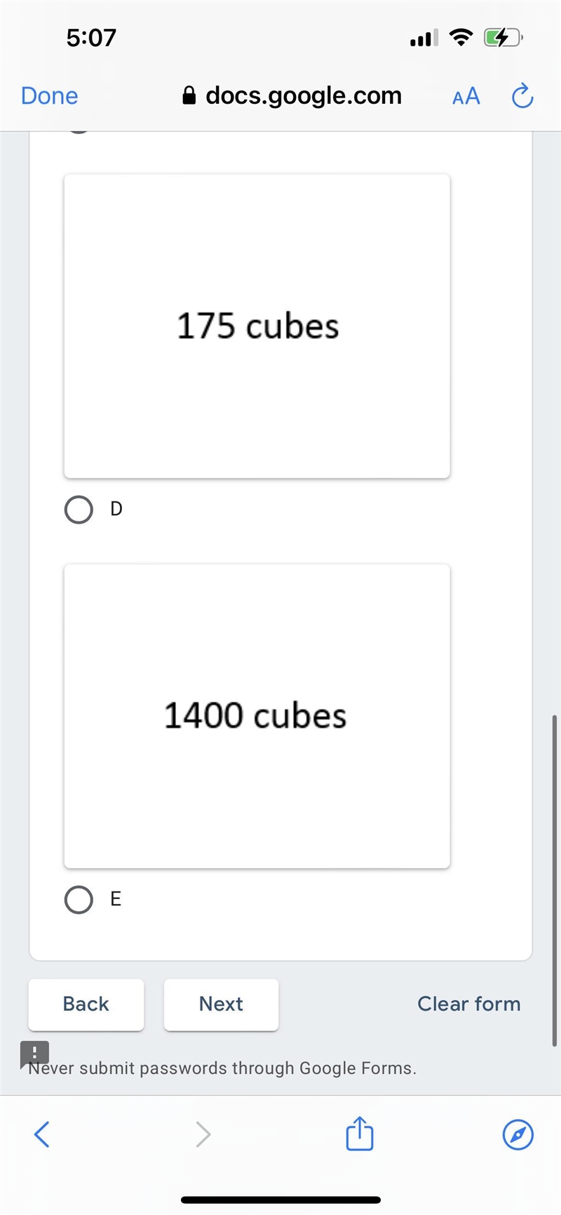 A right rectangular prism has the following dimensions: Length: 7 inches Width: 10 inches-example-3