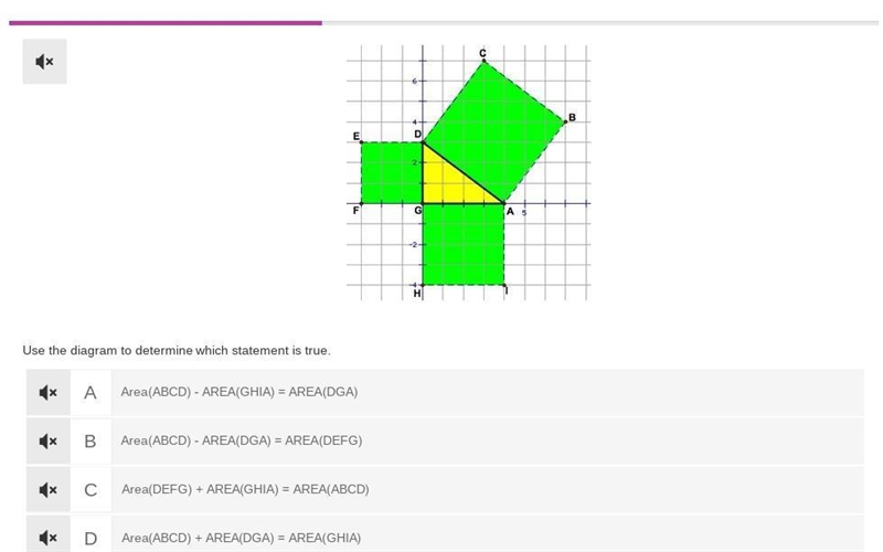 Use the diagram to determine which statement is true.-example-1