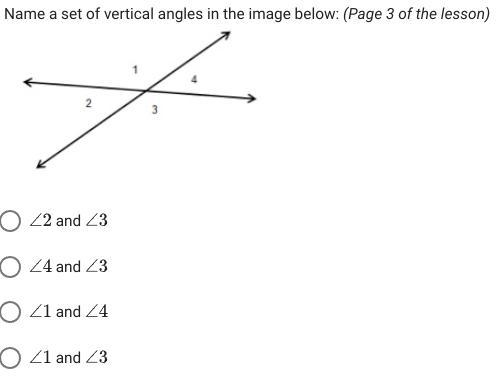 Name a set of vertical angles in the image below:-example-1