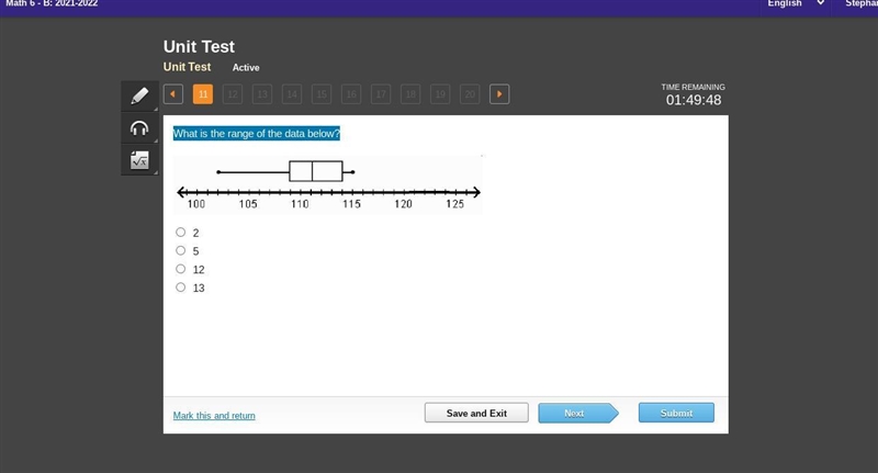 What is the range of the data below?-example-1