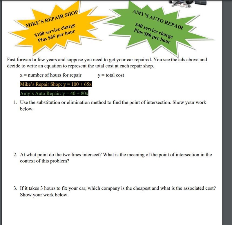 Please answer the following questions 1 2 and 3 with showing your work fully!-example-1