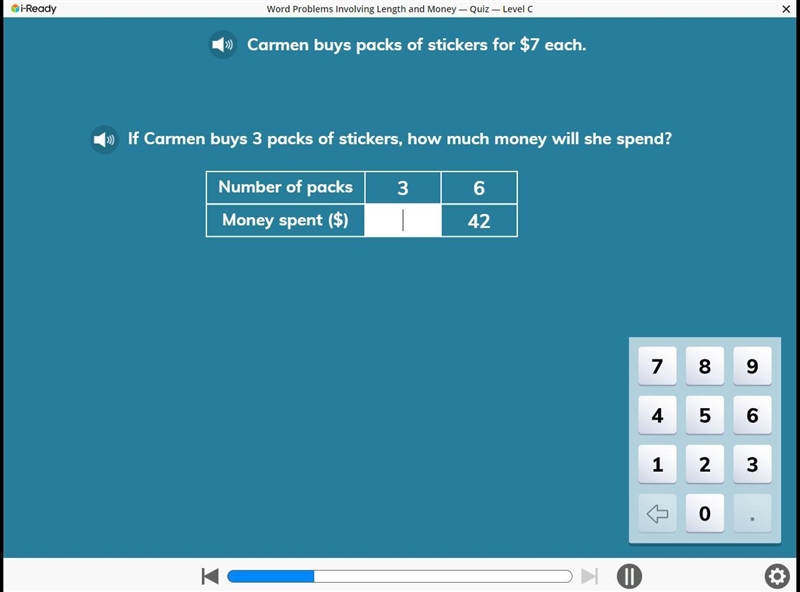 Word problems involving length and money-example-1