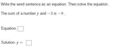 Write the word sentence as an equation. Then solve the equation.-example-1