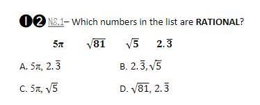 Which numbers in the list are rational?-example-1