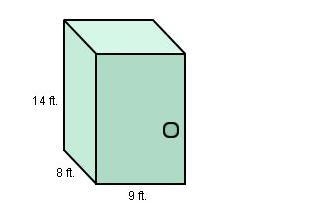 A locker is in the shape of right rectangular prism. Its dimensions are as shown. What-example-1