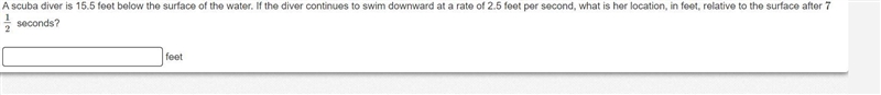 A scuba diver is 15.5 feet below the surface of the water. If the diver continues-example-1