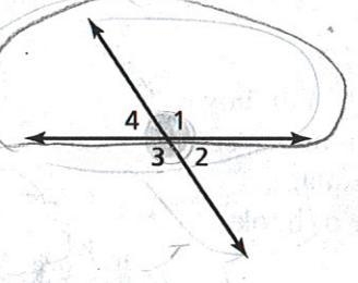 The measure of ∠4 is 25 degrees greater than one-fourth of the measure of ∠1. Find-example-1