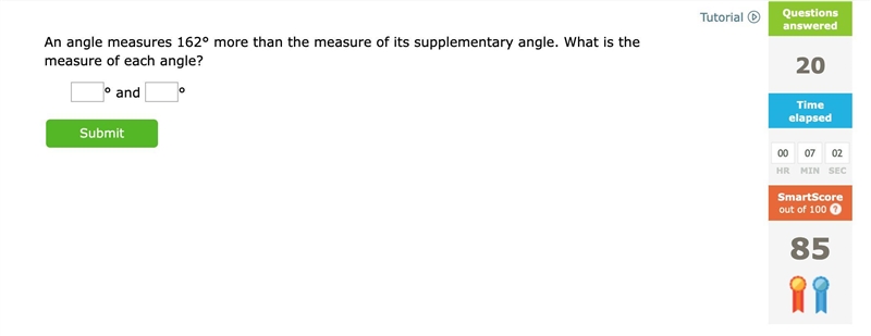 Quickly help please!!! An angle measures 162° more than the measure of its supplementary-example-1