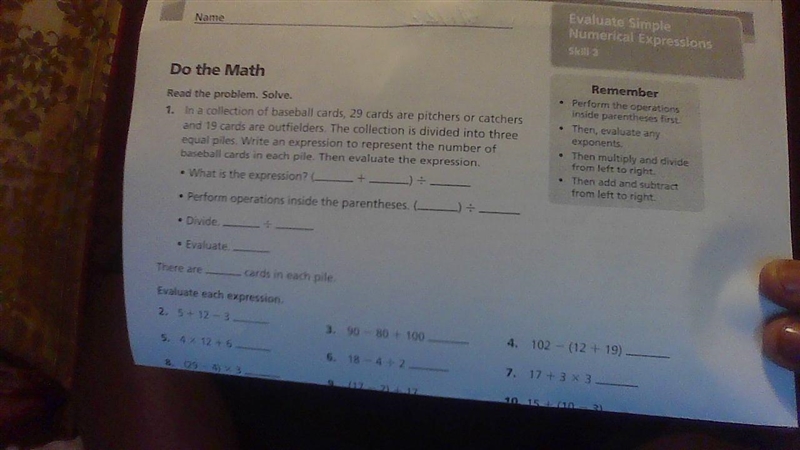 This includes evaluate numerica expressions-example-2