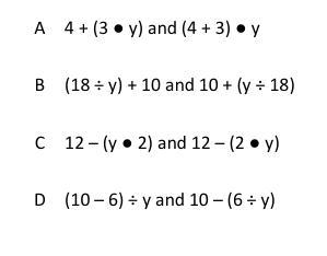 Which two expressions are equivalent?-example-1