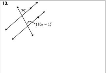 13. Classify Each Angle Pair then find the value of X-example-1