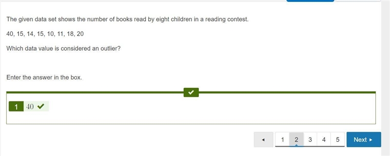 What is the interquartile range of this data set? Enter your answer in the box​-example-4