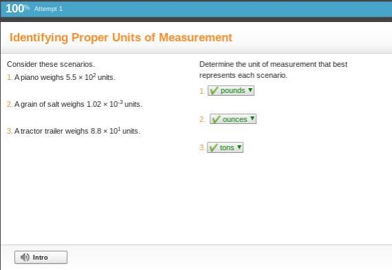 Determine the unit of measurement that best represents each scenario. 1. 2. 3.-example-1