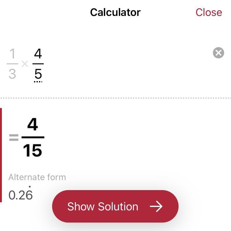 This is very easy! Please help out :( The answer I’m getting is 4/45!! And these are-example-1