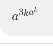 Simplify the expression (a^3)^k*a^k-example-1