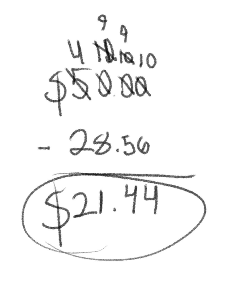 John received $50.00 from his aunt for his birthday. The total cost of a video game-example-1