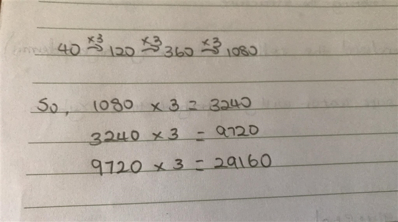 Find the common ratio r for the geometric sequence and use r to find the next three-example-1