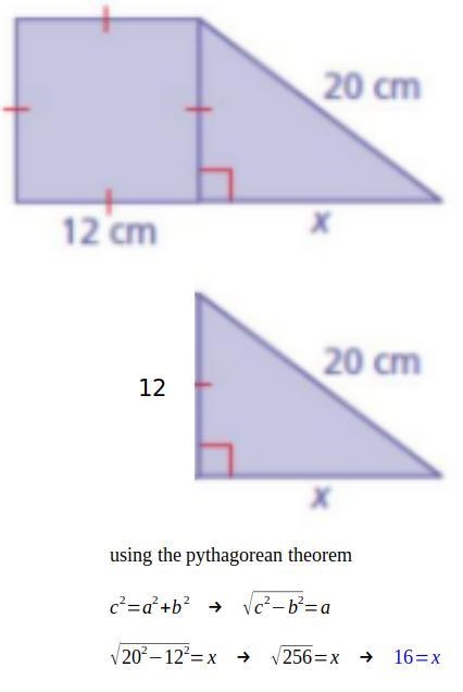 Find the missing length of the figure.-example-1