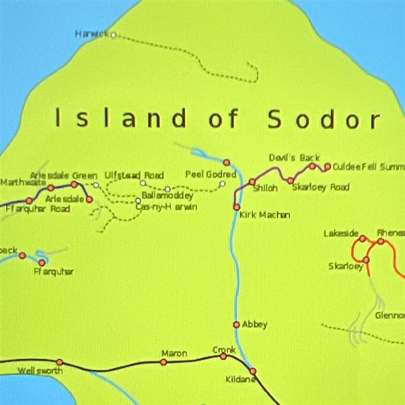 Search for a photo "Island of Sodor"​-example-1