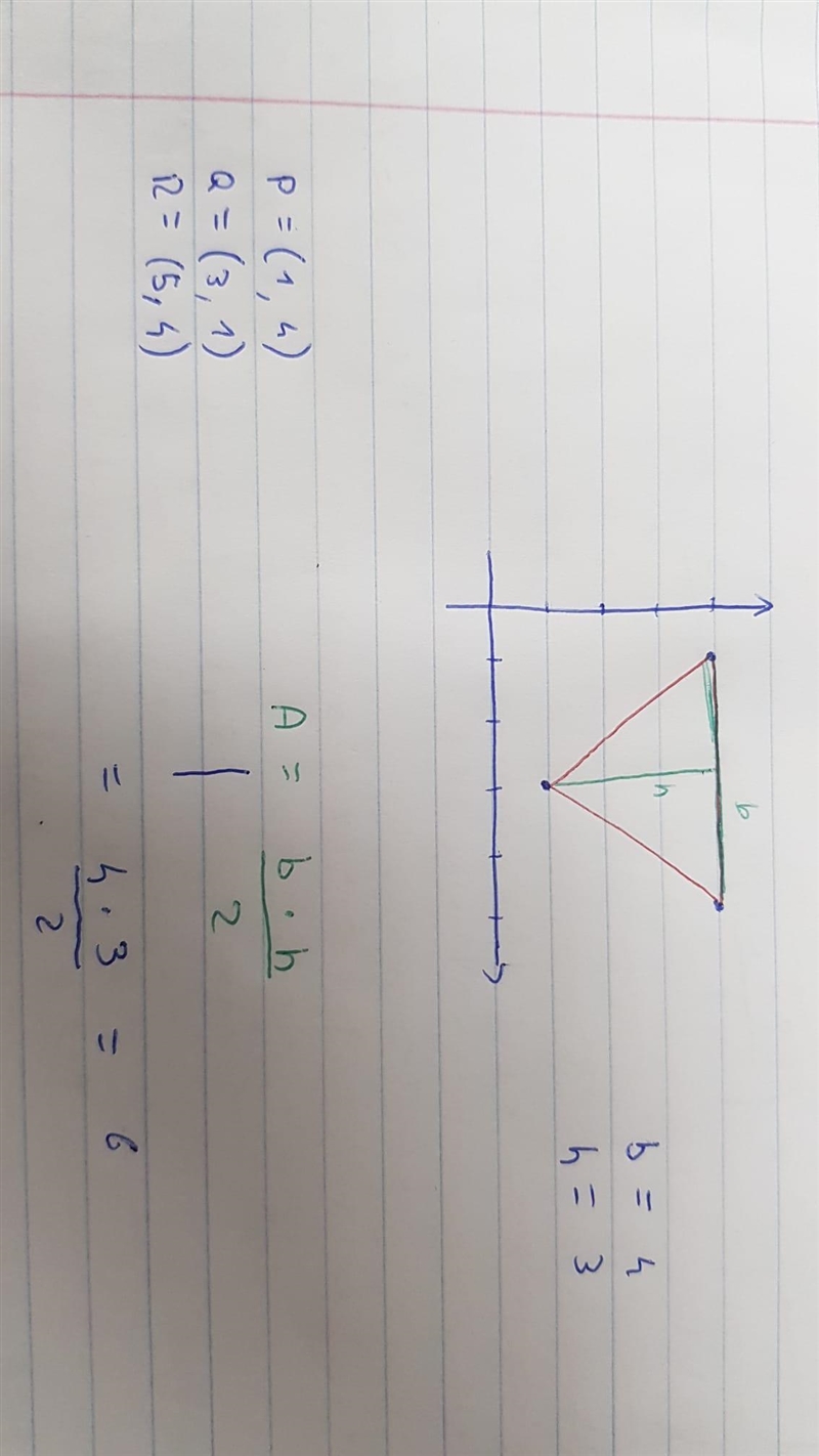 What is the area of Triangle PQR on the grid? A triangle PQR is shown on a grid. The-example-1