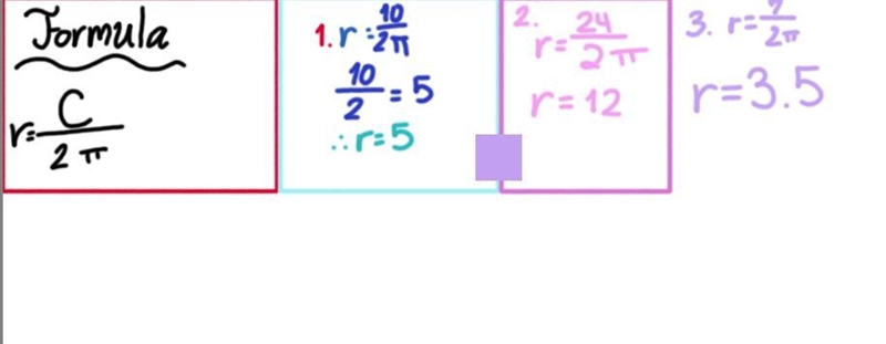 Find the radius of the circle. (do all 3)-example-1