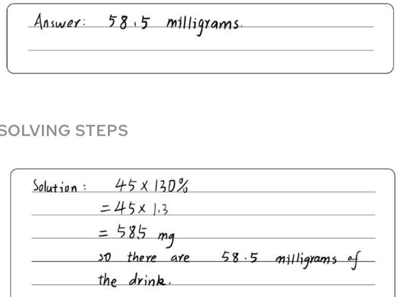 A new health drink has ​130% of the recommended daily allowance​ (RDA) for a certain-example-1