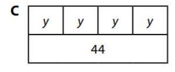 Which bar model could be used to show this situation?-example-1