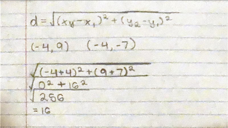 Point AA is located at (-4,\ 9)(−4, 9) on the coordinate plane. Point BB is located-example-1