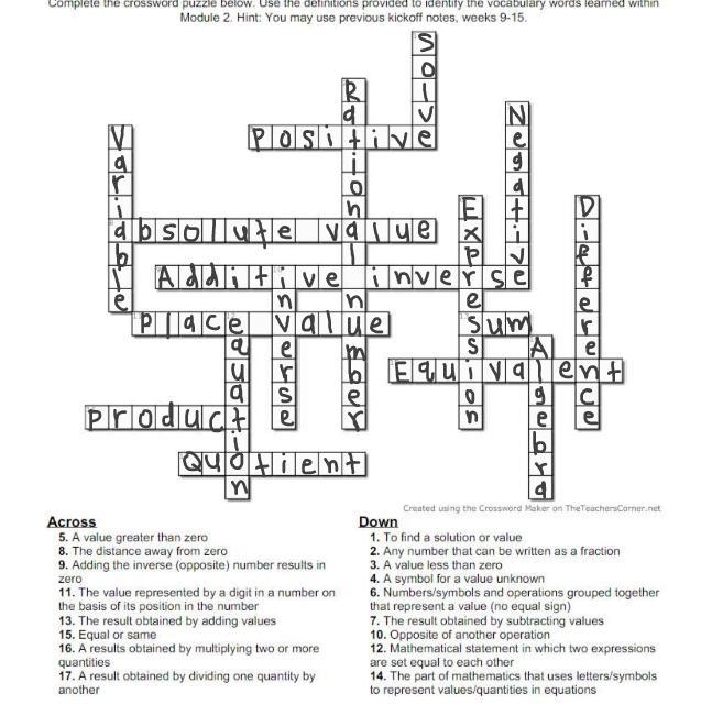 Can someone please help me? This is a Math crossword puzzle.-example-1