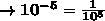 Rewrite 10^-5 using a positive exponent.-example-1