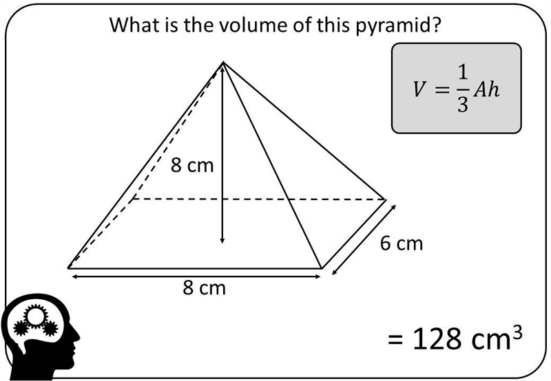 Find the volume of the pyramid. Write your answer as a fraction or mixed number. A-example-1