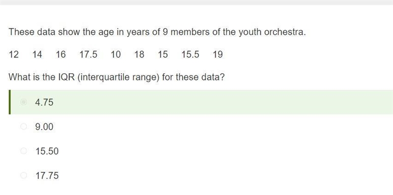 What is the interquartile range of this data set? Enter your answer in the box​-example-3