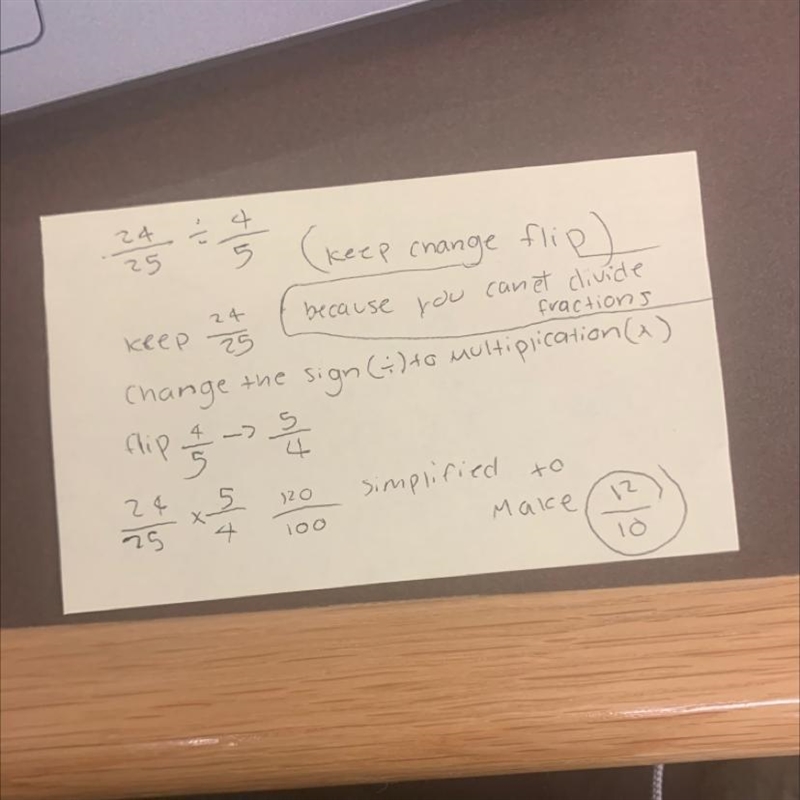 Find the value of: 24/25 divided by 4/5 Type mixed numbers like this: WholeNumber-example-1