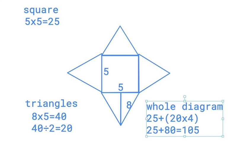 What is the surface area of the square pyramid?-example-1