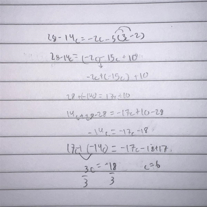 Please help me! I would appreciate it!! :) Solving equations with the distributive-example-1