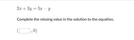 Complete the missing value in the solution to the equation. ;-;-example-1