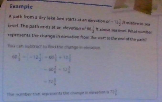 the lowest point of the dry lake bed in the example has an elevation of -18 3/4 ft-example-2