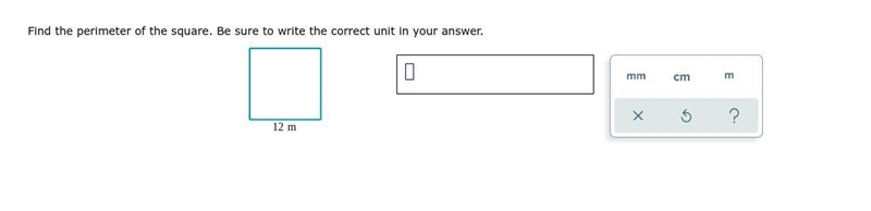 Find the perimeter of the square-example-1