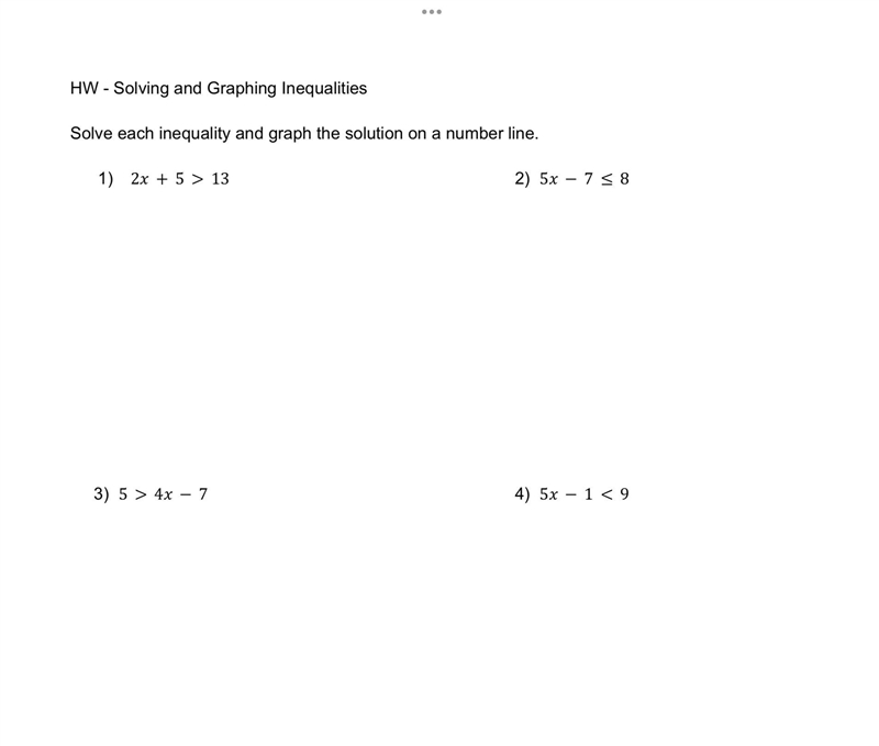 PLEASE HELPP its solving and graphing inequalities-example-1