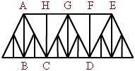 (15 POINTS) In this Truss bridge, which of the following line segments appear to be-example-1