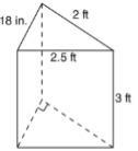 Please help Find the volume of the triangular prism. I only have a few min-example-1