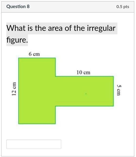 What is the area of the irregular figure.-example-1