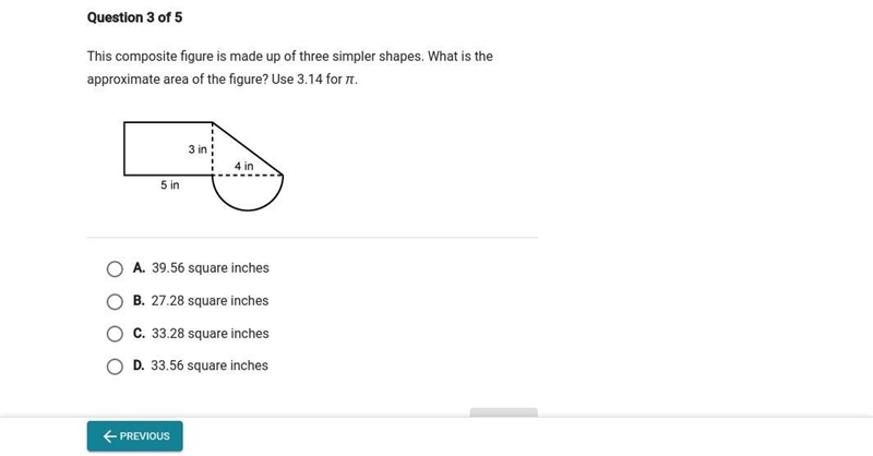 This composite figure is made up of three simpler shapes. What is the approximate-example-1