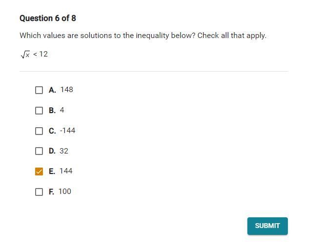 Which values are solutions to the inequality below?0 Check all that apply.-example-1