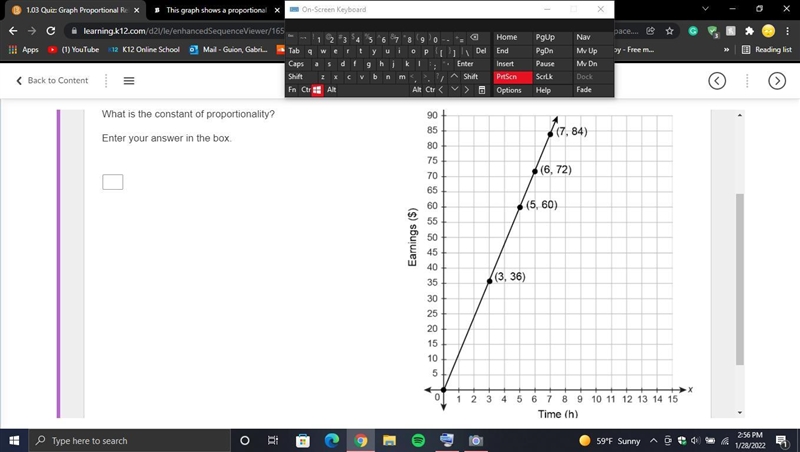 Helppppp 25 Points This graph shows a proportional relationship. What is the constant-example-1