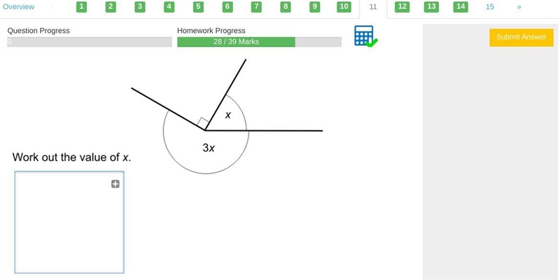 What is the Value of x?-example-1