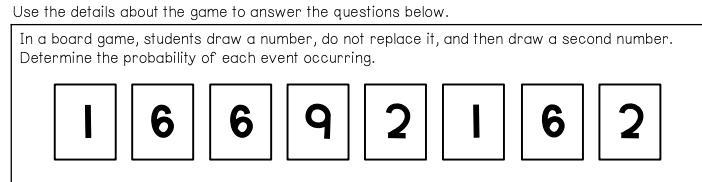 DON'T FORGET TO SIMPLIFY PLSSS!!!!!! 7.Drawing a 9, then drawing a number divisible-example-1